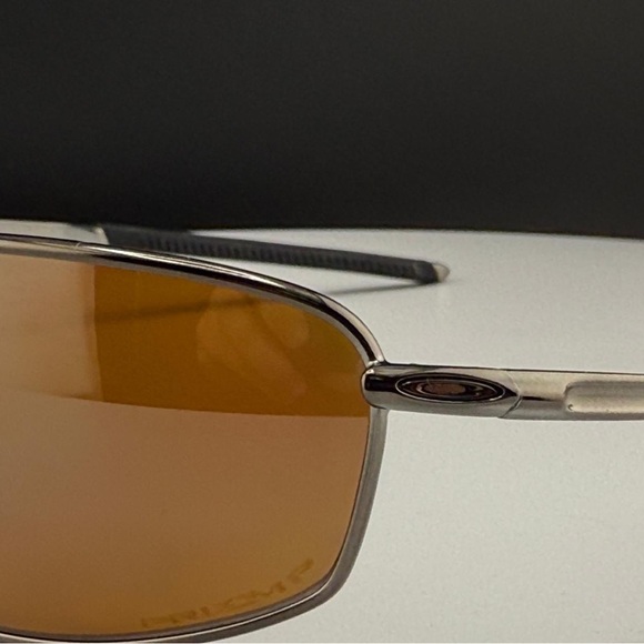 Oakley Whisker 004141-0560 tungsten/ Prizm tungsten polarized Sunglasses. NEW - Picture 9 of 13